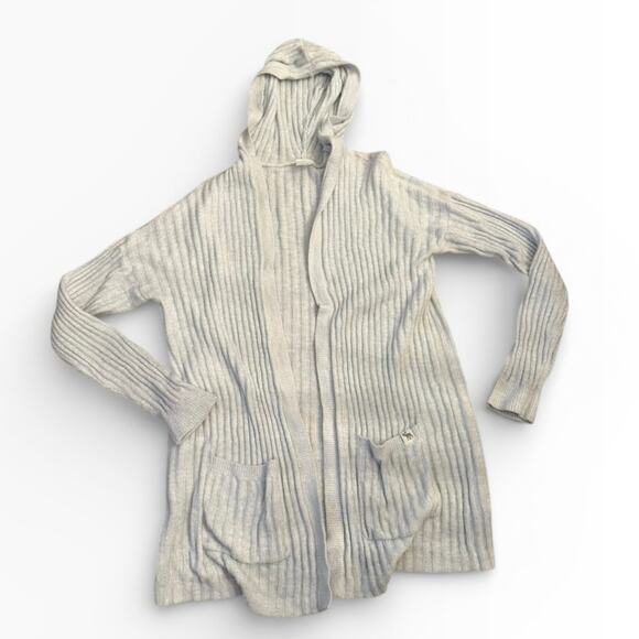 Abercrombie & Fitch Other - Abercrombie + Fitch Kids Gray Hooded Cardigan Sweater Size 15/16